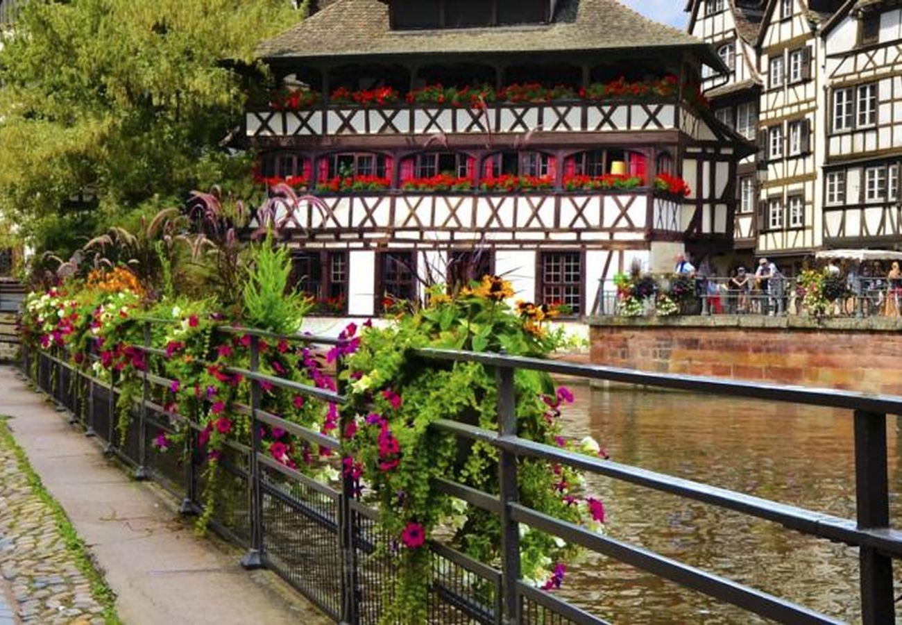 Ferienwohnung in Strasbourg - Meublé du Faubourg avec Balcon proche gare et peti