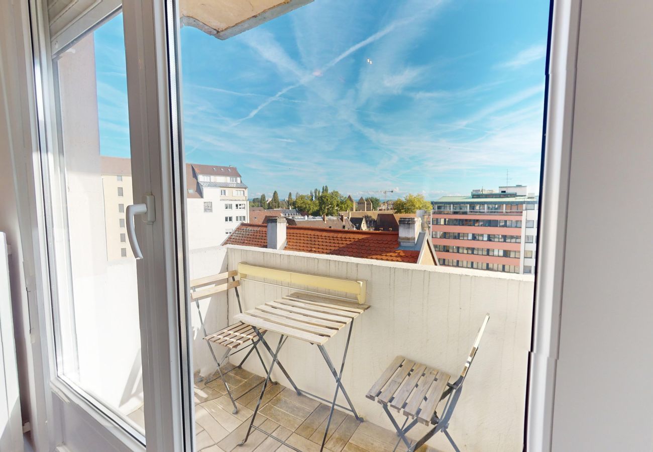 Ferienwohnung in Strasbourg - Meublé du Faubourg avec Balcon proche gare et peti