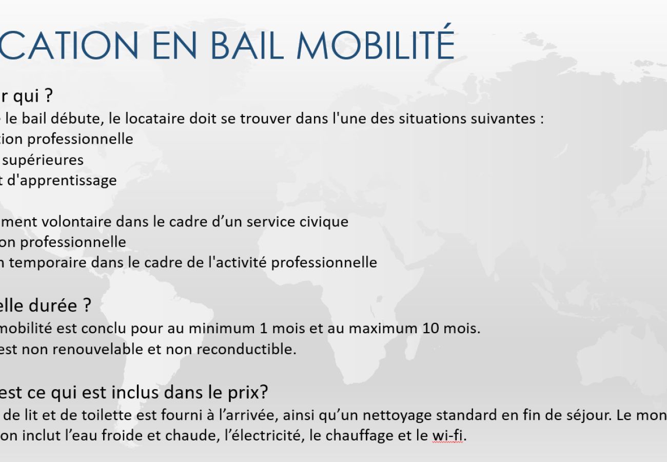 Appartement à Strasbourg - Bail mobilité - Sion